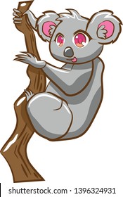 koala vector cartoon clipart design