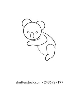 Koala Vector Logo Design, koala logo design inspiration.