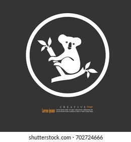 Koara icon.vector illustration.