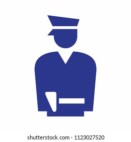 Koban (police) vector design icon