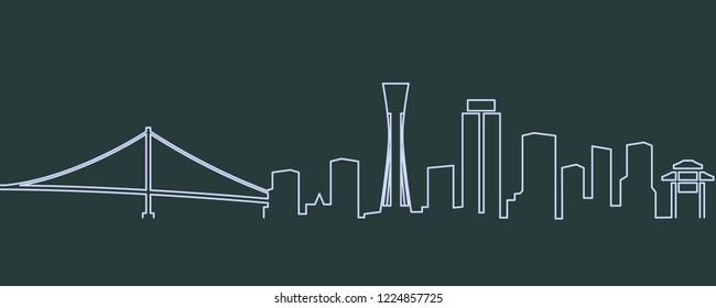 Línea aérea única de Kobe