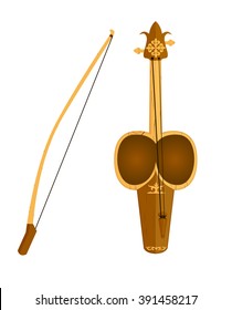 Kobyz - Kazakh traditional musical instrument