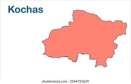 Kochas subdivision map, Rohtas District, Bihar State, Republic of India, Government of Bihar, Indian territory, Eastern India, politics, village, tourism