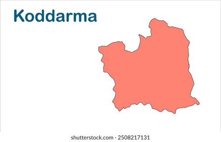 Koddarma map-06, Kodarma District, Jharkhand state, Republic of India, Government of Jharkhand, Indian territory, Eastern India, politics, village, tourism