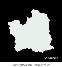 Koddarma map-08, Kodarma District, Jharkhand state, República da Índia, Governo de Jharkhand, Território indiano, Índia Oriental, Política, aldeia, turismo