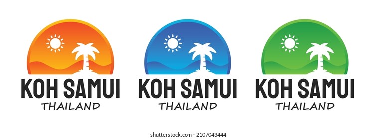 koh-samui-thailand-logo-on-tshirt-stock-vector-royalty-free-2107043444-shutterstock