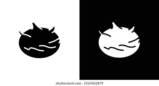 Kohlrabi icon Art design illustration