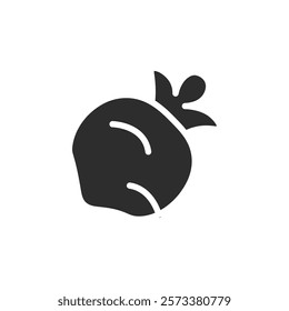 kohlrabi icon web design in vector