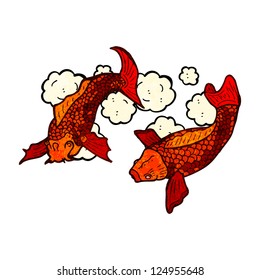 koi carp illustration