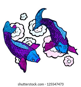 koi carp illustration