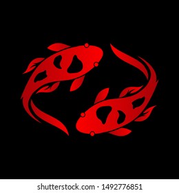 koi fish design vector ilustration