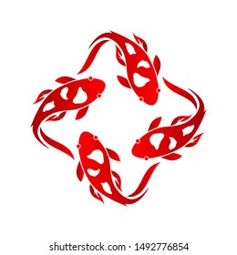 koi fish design vector ilustration