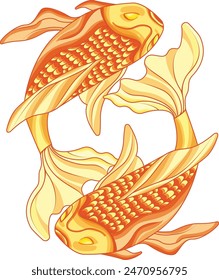 Koi Fish in the different color, fresh color and new look 