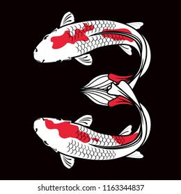 koi fish forms number 3