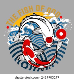 Koi Fish the Fish of God 