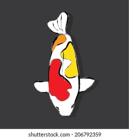Koi fish graphic