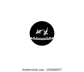 Koi fish icon vector illustration