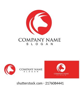 Koi Fish Logo Design Vector Template