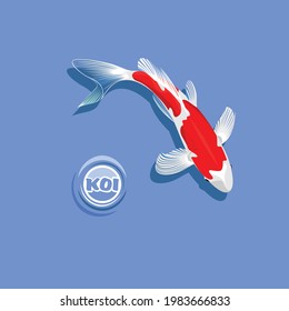 Koi fish logo design and wallpaper inspiration