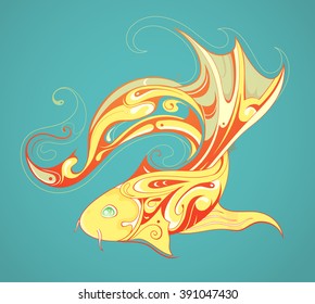 Koi fish tattoo