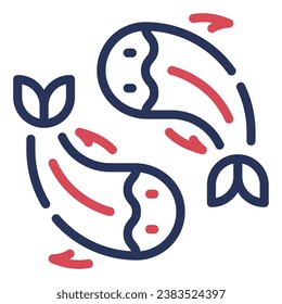 Koi icon Illustration, for UIUX, Infographic, etc