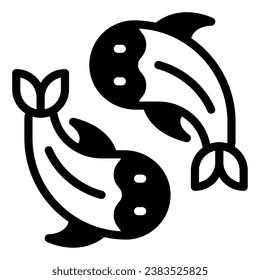 Koi icon Illustration, for UIUX, Infographic, etc