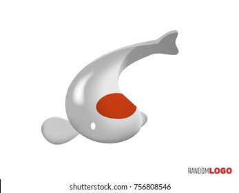 Koi Logo. perfect for farm and pet store also breeder. 