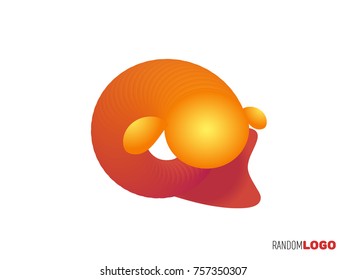 Koi logo for pet shop, hobby and breeder. Vector