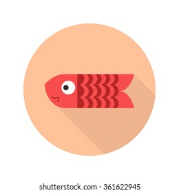 koinobori icon. vector illustration