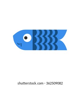 koinobori icon. vector illustration