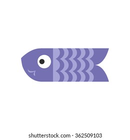 koinobori icon. vector illustration