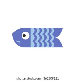 koinobori icon. vector illustration