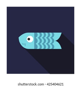 koinobori icon. vector illustration