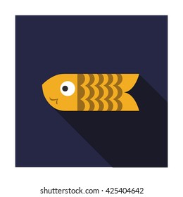 koinobori icon. vector illustration