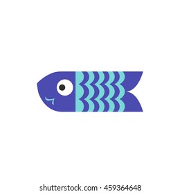 koinobori icon. vector illustration