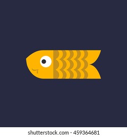 koinobori icon. vector illustration