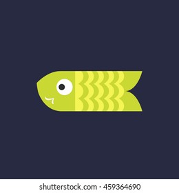 koinobori icon. vector illustration