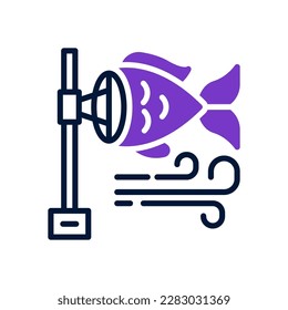 koinobori icon for your website, mobile, presentation, and logo design.