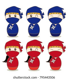 Kokeshi Avatar Set - Ninja