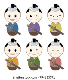 Kokeshi Avatar Set - Samurai
