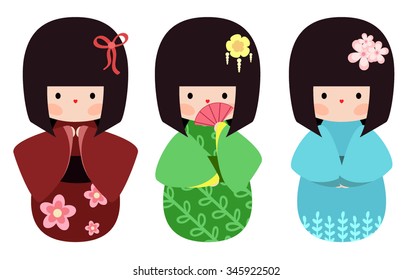 Muñecas kokeshi