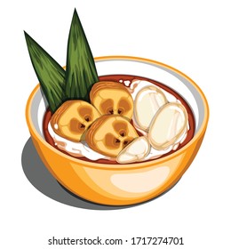 Kolak Pisang (Banana compote) is a typical Indonesian snack