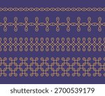 Kolam dot seamless borders from Tamil Nadu. Sikku Kolam interlaced geometric patterns inspired by Indian folk art and Pongal festival ornaments. Perfect for banners, decor, and greetings.