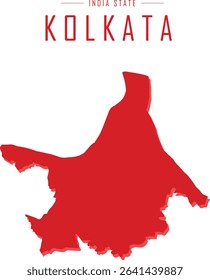 Kolkata City Map Vector – Detailed Street Map Illustration