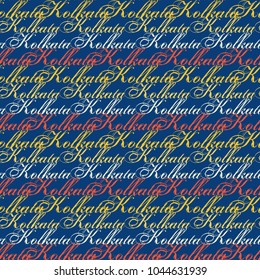 Kolkata creative pattern. Digital design for print, fabric, fashion or presentation.