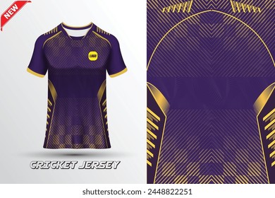 Kolkata Knight Riders Jersey Vector.Cricket Jersey.Ipl team kit.Soccer Jersey. Football KIt.Sublimation Design