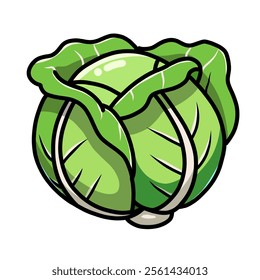 koll vegetable vector design illustration, koll vegetable icon, koll vegetable logo, koll vegetable, very good as a sticker.