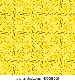 Kolovrat, or solstice - a Slavic symbol of the sun. Seamless pattern.