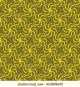 Kolovrat, or solstice - a Slavic symbol of the sun. Seamless pattern