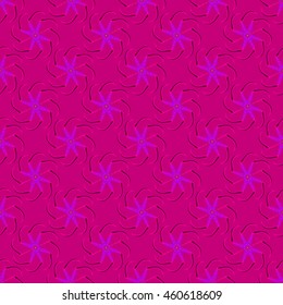 Kolovrat, or solstice - a Slavic symbol of the sun. Seamless pattern